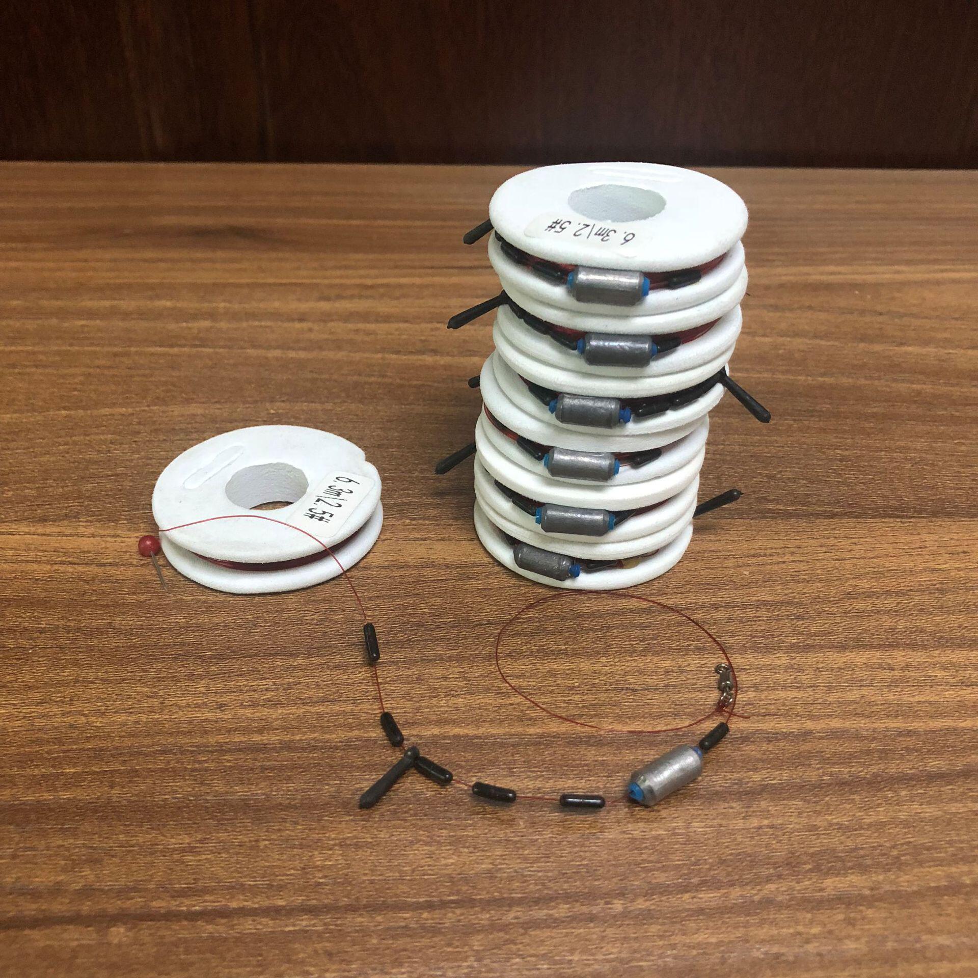 绑好方便主线组竞技手绑成品线组硅胶太空豆台钓主线钓鱼鱼线配件