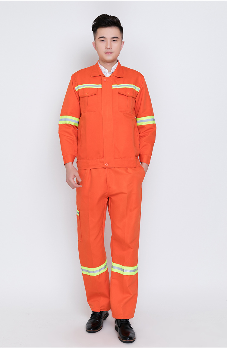 工装,制服-厂家直销 春秋环卫服套装 反光条长袖 道路施工清洁园林