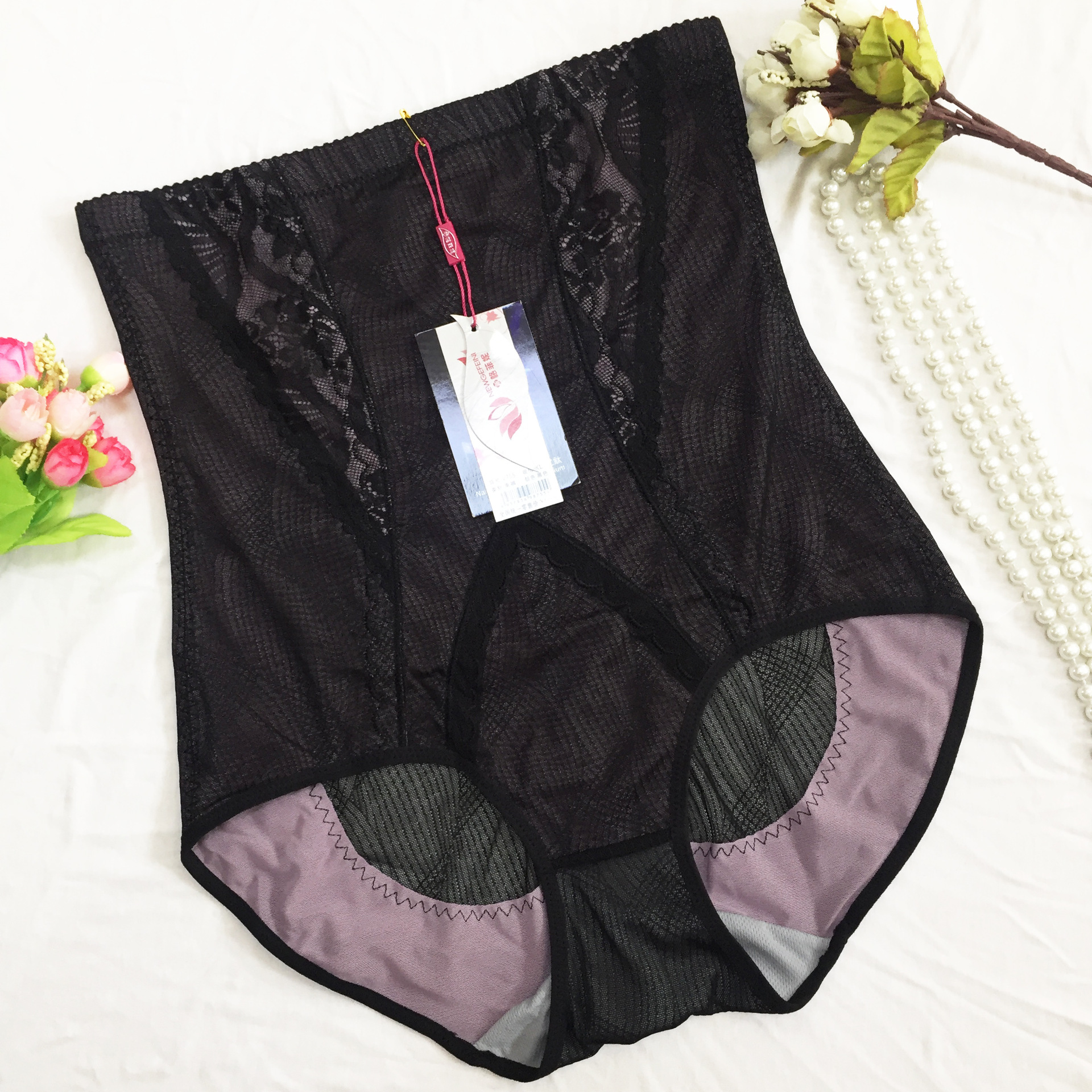 夏季超薄新款美体三角收腹裤 女士内裤高腰产后收胃瘦身提臀束缚