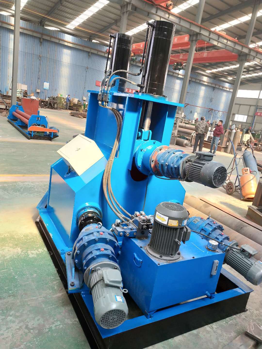 淄博厂家出售锥形卷板机 卷圆机 可定制各型号全自动机械卷板机