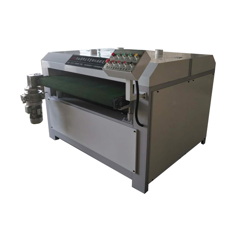 海绵轮抛光机双面定尺砂光机木材自动打磨抛光机橱柜地面抛光机