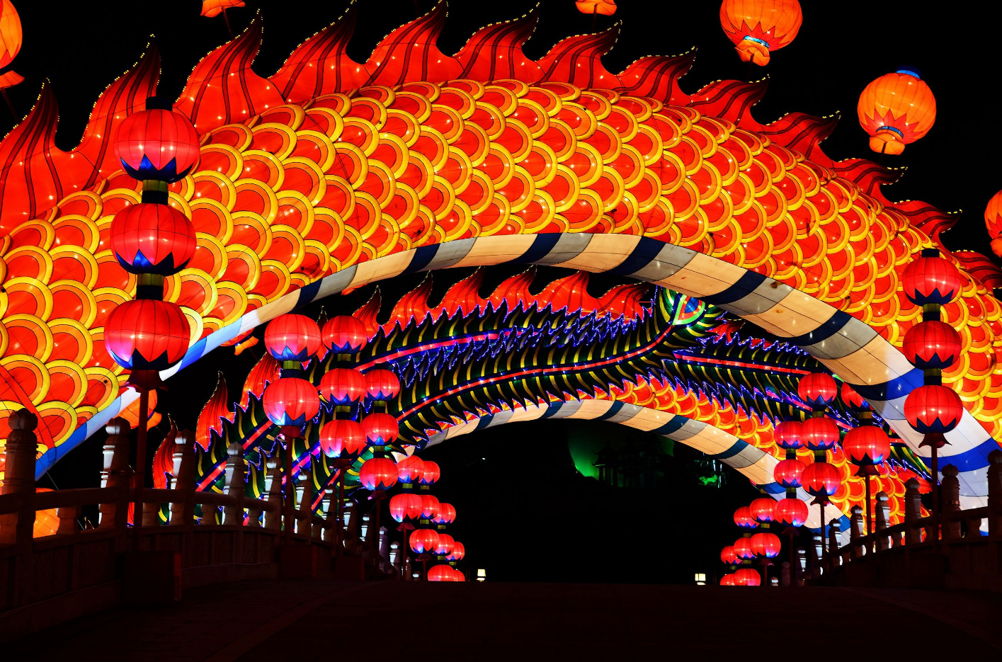 上海创意花灯彩灯制作公司民俗花灯元宵中秋春节定制中秋兔子灯