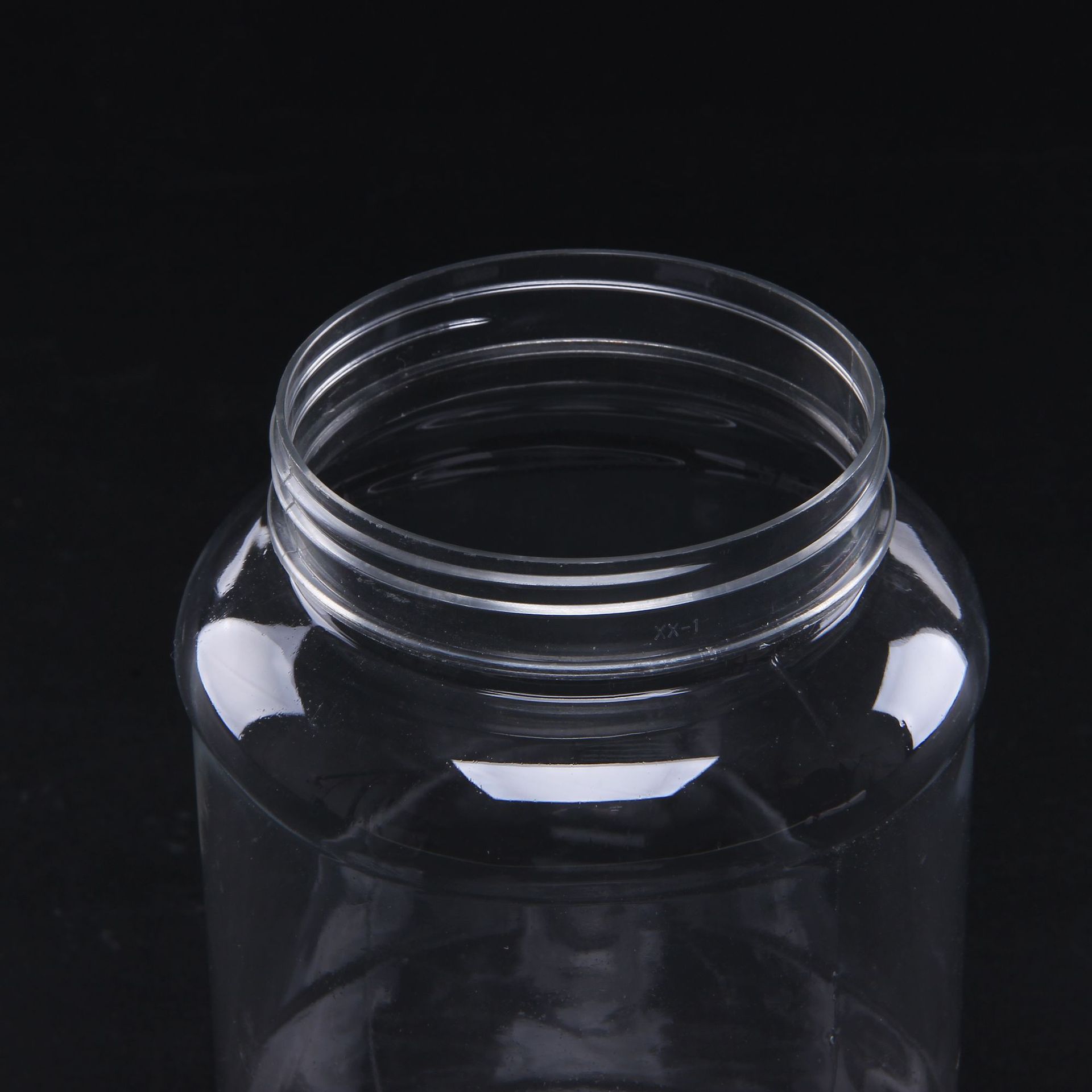 定制pet食品级透明塑料瓶子 1.7l圆广口瓶 酒精瓶 厂家销售