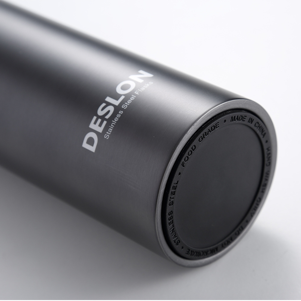 【德世朗】绅士真空杯 保温杯 杯子 水杯红色/灰色dssb-460rd/gy