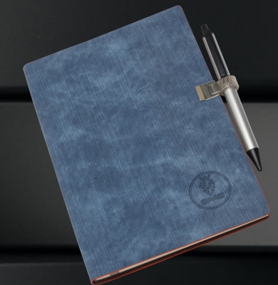 笔记本,记事本-提供2018年新款32开平装皮面精美记事本定制印刷