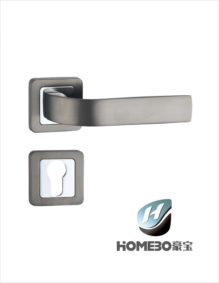 豪宝五金专业生产各类时尚简约款锌合金锁静音门锁时7216-162