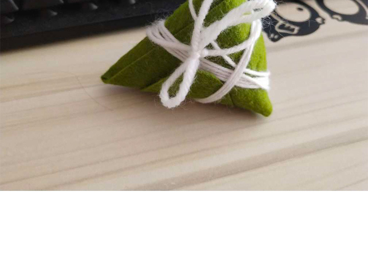 端午节diy不织布粽子成品粽子幼儿园教具手工玩具美食手工材料