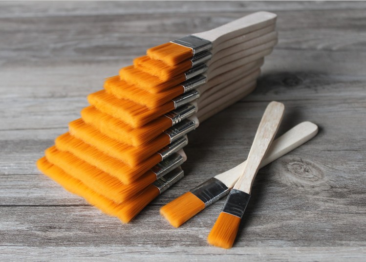 批发尼龙板刷油画刷底纹刷尼龙板刷112号画笔水粉水彩油背景画笔