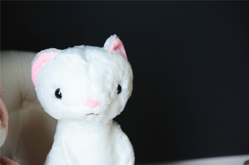 仿真可爱卡通站姿雪貂毛绒玩具布娃娃公仔情侣个性生日礼物