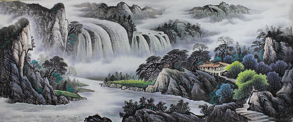 曾刚山水画价格