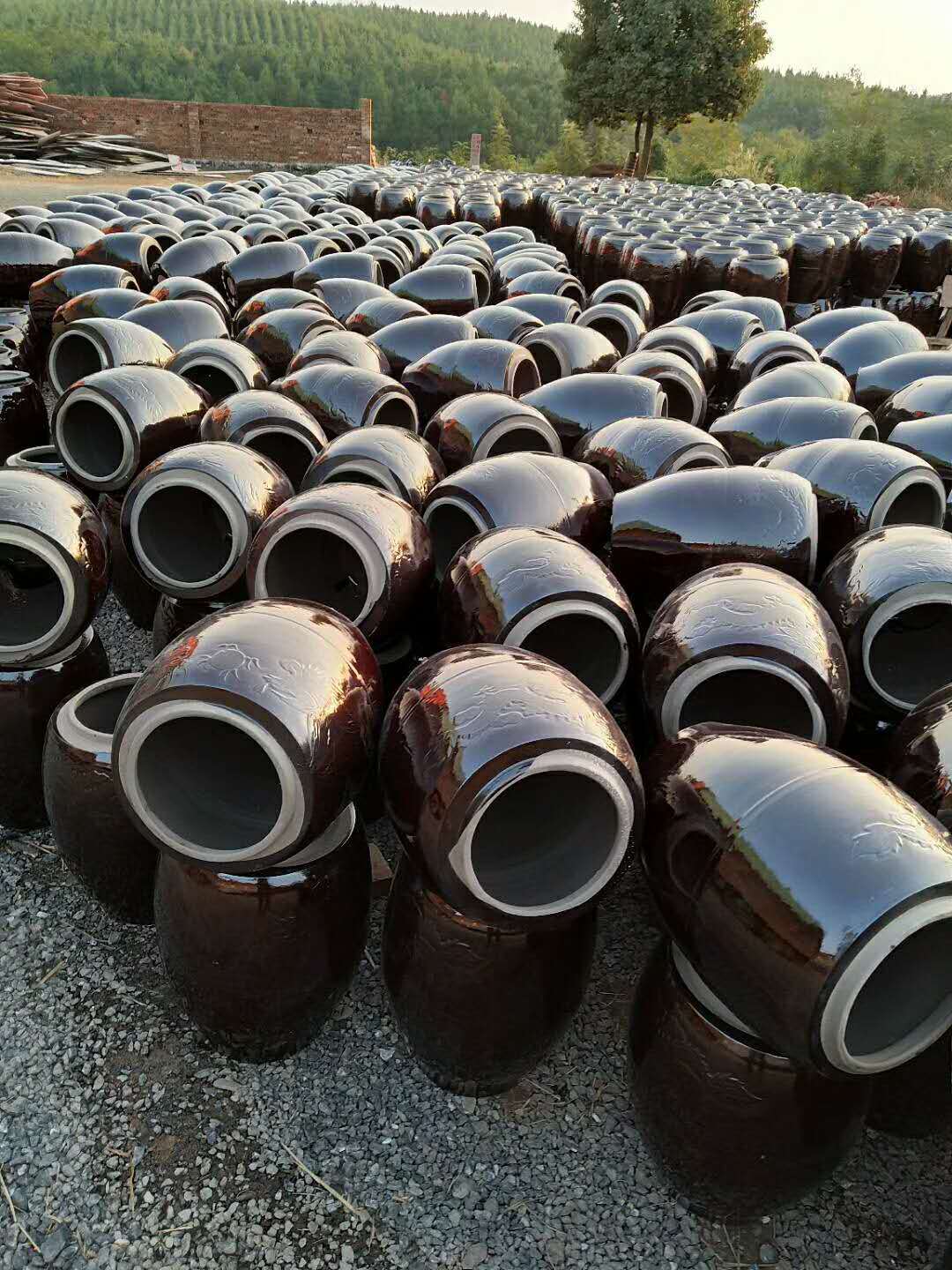 厂家直销江西金斗骨灰盒迁坟捡骨坛高45宽28尺寸好进公墓物美价廉