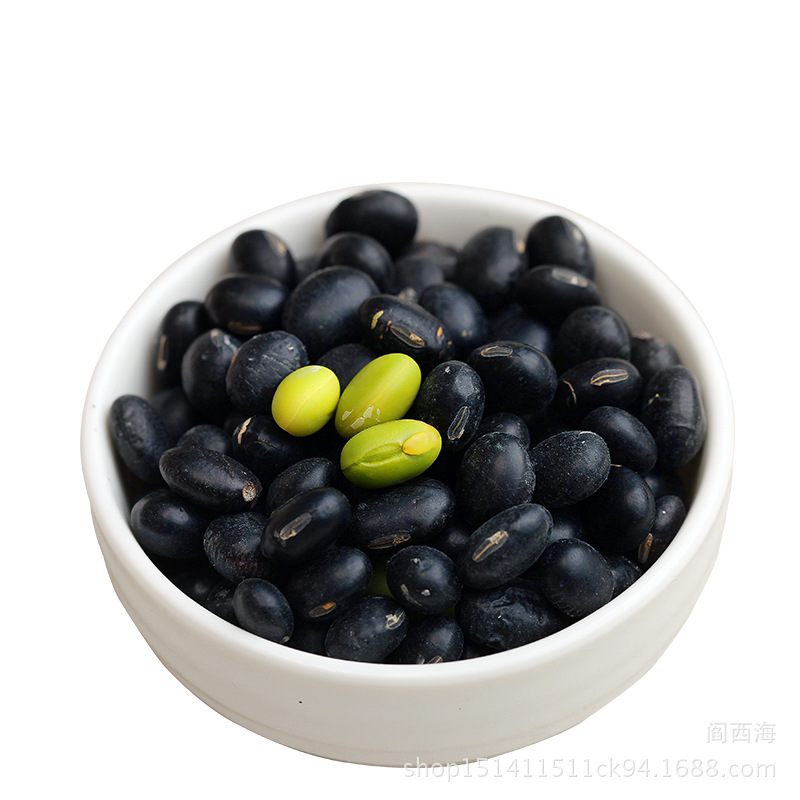 现货供应东北黑豆青仁绿心黑豆 绿芯黑皮黑豆25kg量大从