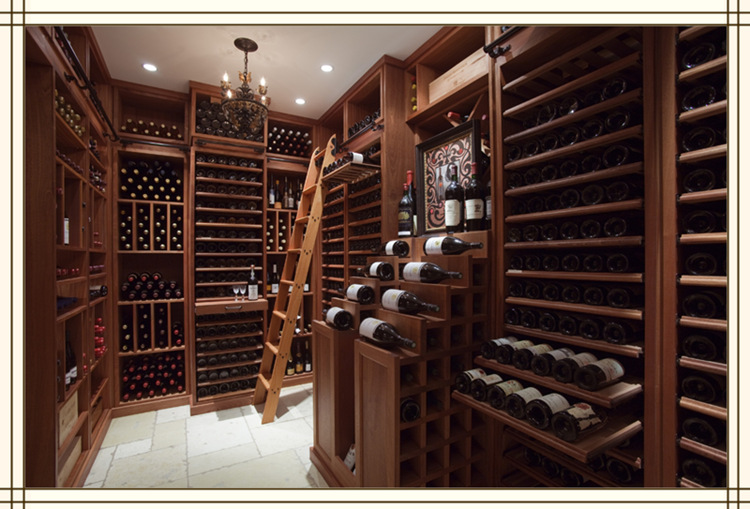实木定制酒窖酒柜酒柜生产厂家专业定制豪华酒柜质量保证