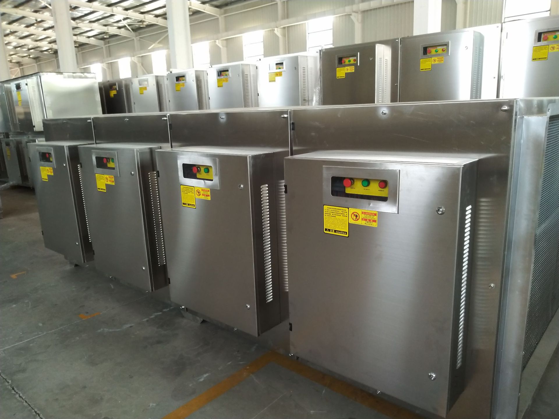 捷报--金光1号车间uv光氧设备竣工!