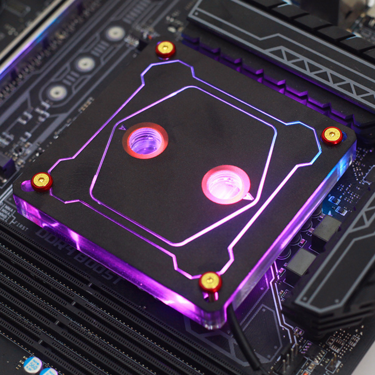 迈图丰水冷头显卡分体套装diy散热水冷炫彩rgbl硬管水冷散热器