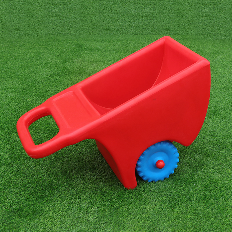 花园手推车早教儿童感统训练器材滚塑平衡车小推车幼儿园独轮车