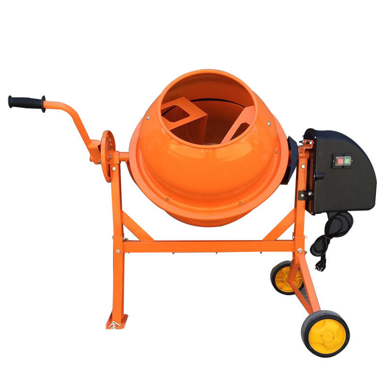 水泥颗粒移动立式搅拌机小型圆桶40型花生玉米种子包衣机粉料混合