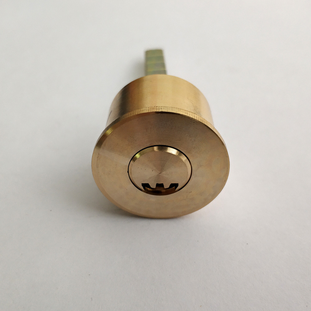 真月牙原子防盗门锁芯 外装门边柱锁芯 月牙老式外装门锁芯