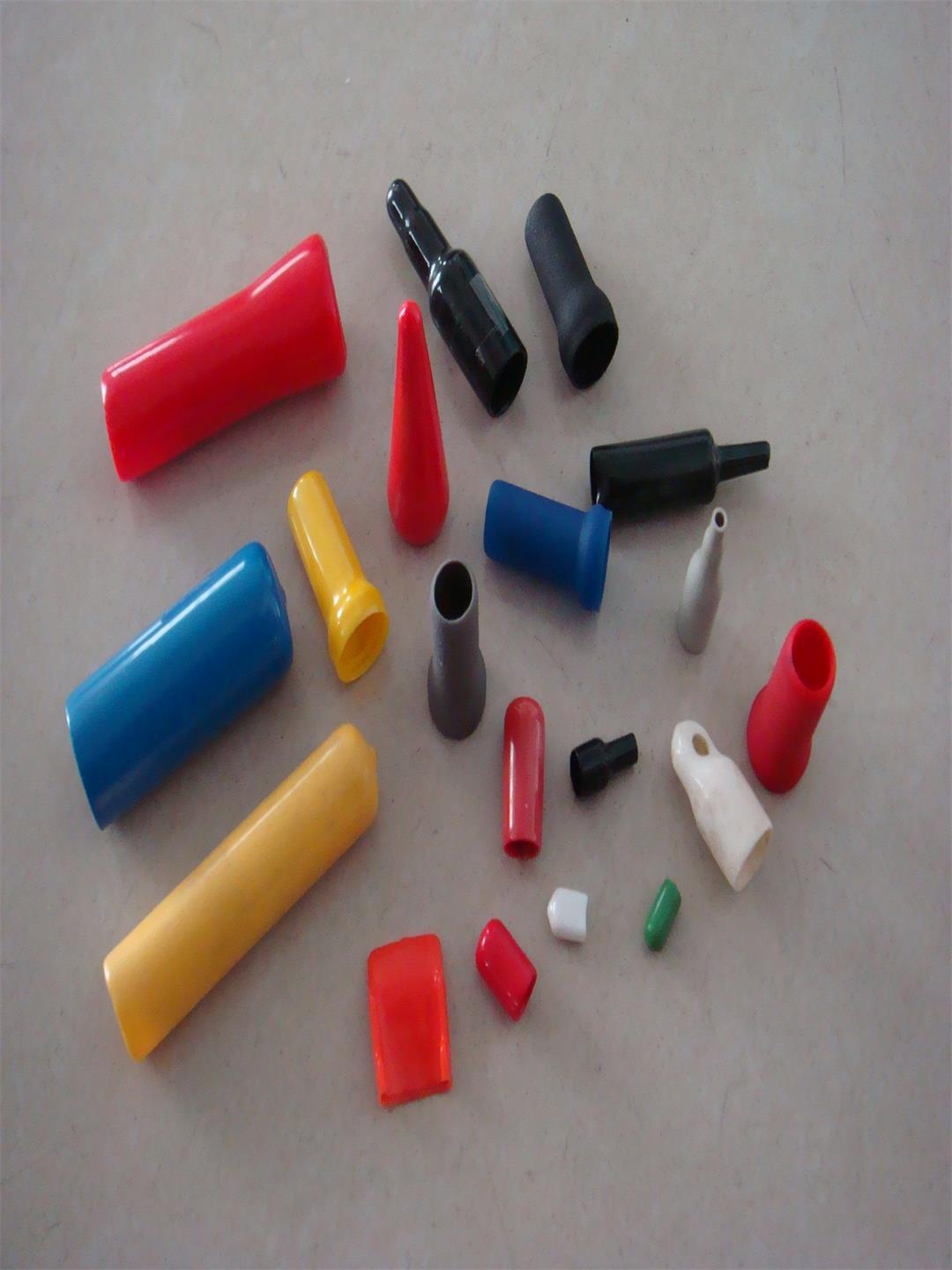 定制弹簧浸塑五金浸塑pvc护套胶豆防护套防尘帽圆形胶套圆形护套