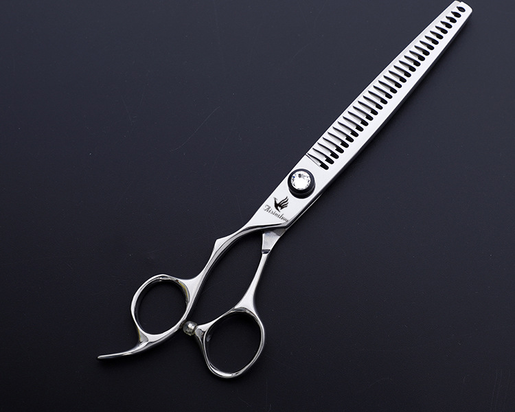 0寸左手高档手型 宝石 鱼骨剪 宠物剪修毛剪 左撇子专用送包