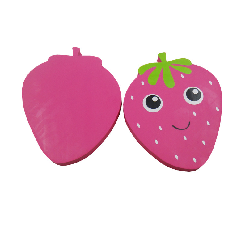 厂家异型水果橡皮擦草莓香味造型彩色丝印橡皮可来图来样