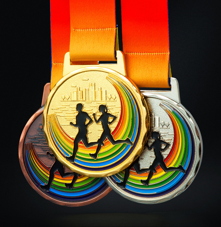 马拉松奖牌订做运动会比赛奖牌挂牌制作金属通用奖章大业奖牌订做