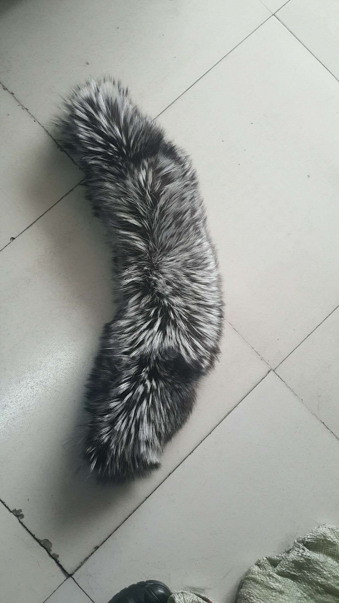 395 - 【国产玄狐狐狸毛领vs进口玄狐狐狸毛领】