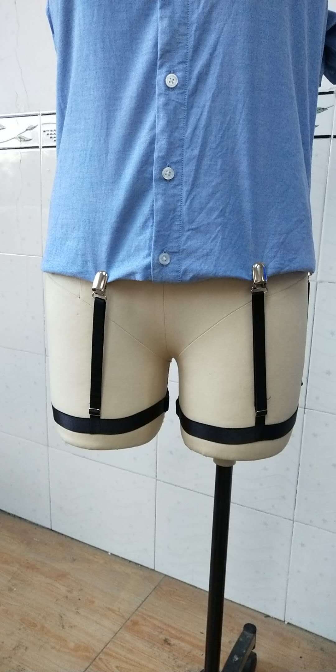 男士西服衬衣夹 长短可调节