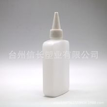 供应100ml透明HDPE塑料半透明瓶尖嘴瓶方形扁瓶化妆品分装瓶