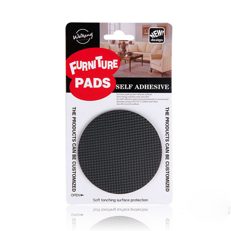 Furniture Pad Anti-Noise Thickening Sticky Strong Protection Floor Anti-Friction Eva Table and Chair Foot Pad Factory Direct Sales