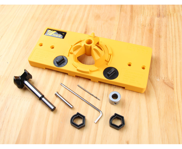 供应35mm铰链开孔器 打孔器 门板合页打孔定位器