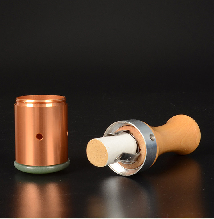 厂家直销玉石艾灸棒温灸棒玉石能量玉灸器脸部全身按摩温灸器家用