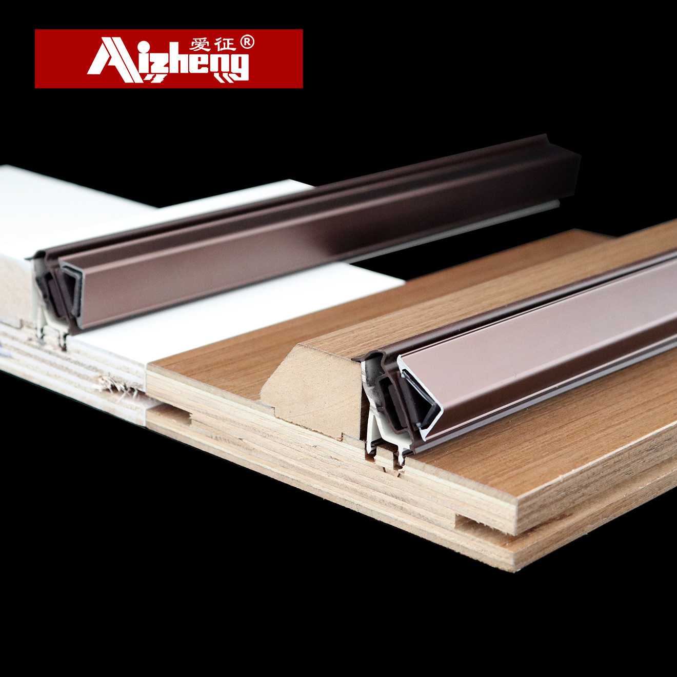 现货供应木门45度磁吸条 静音密封胶条烤漆木门静音条