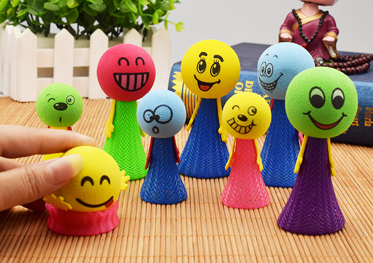 大号弹跳精灵eva弹簧人 弹跳人跳跳人小朋友礼物地摊娃娃玩具批发