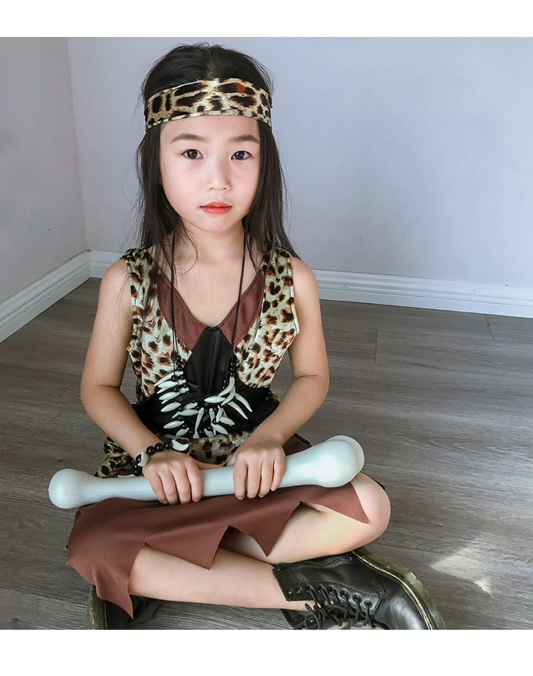 野人cosplay服装舞会演出原始人扮演服装印第安人原始人服装