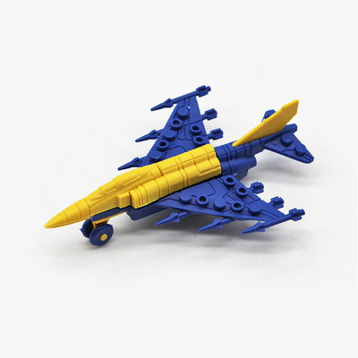 新款益智儿童拼装小颗粒积木飞机模型 儿童手工diy飞机玩具批发