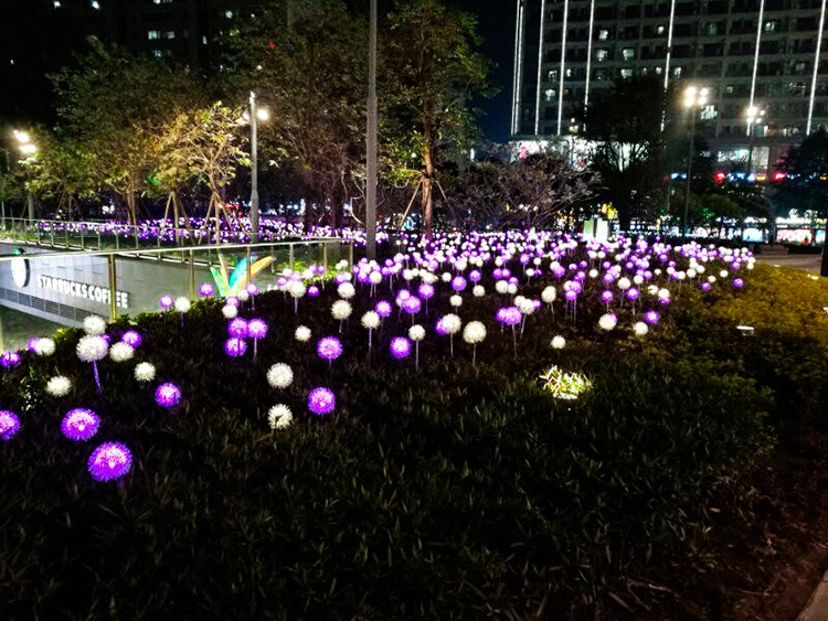 led景观灯 蒲公英灯 户外发光铝丝球灯 led造型灯 户外草坪地插灯