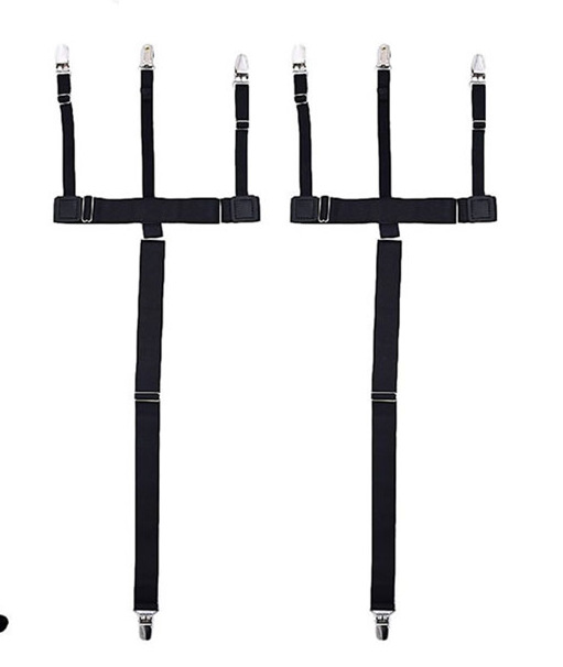 男士衬衫夹 西服可用夹衬衫品 一对出售 黑色 白色