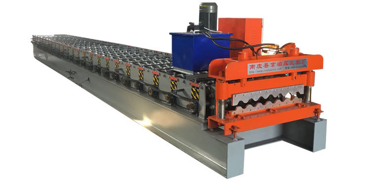 供应 大圆弧压瓦机 780型大圆弧横挂板设备 加工定制彩钢压瓦机