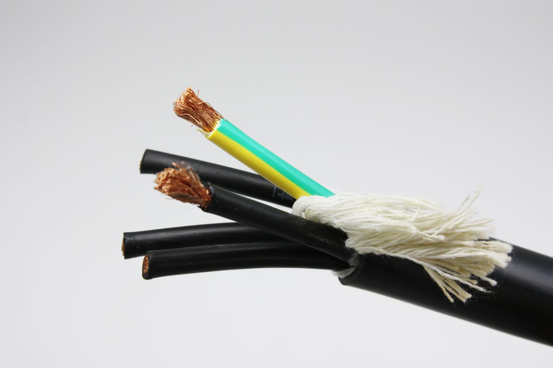 橡胶软护套电缆棉线填充橡套电缆橡胶绝缘软电线抗拉耐磨定制电缆