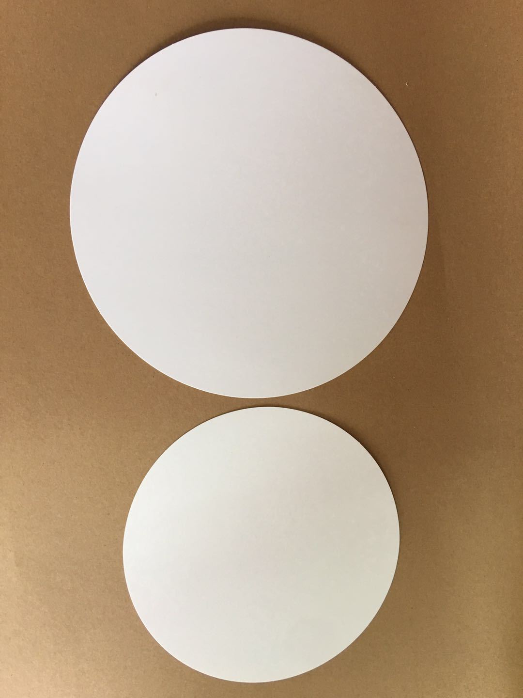 10圆形牛皮纸绘画卡纸20cm25cm33cm38cm素描彩铅手绘美术纸白卡纸