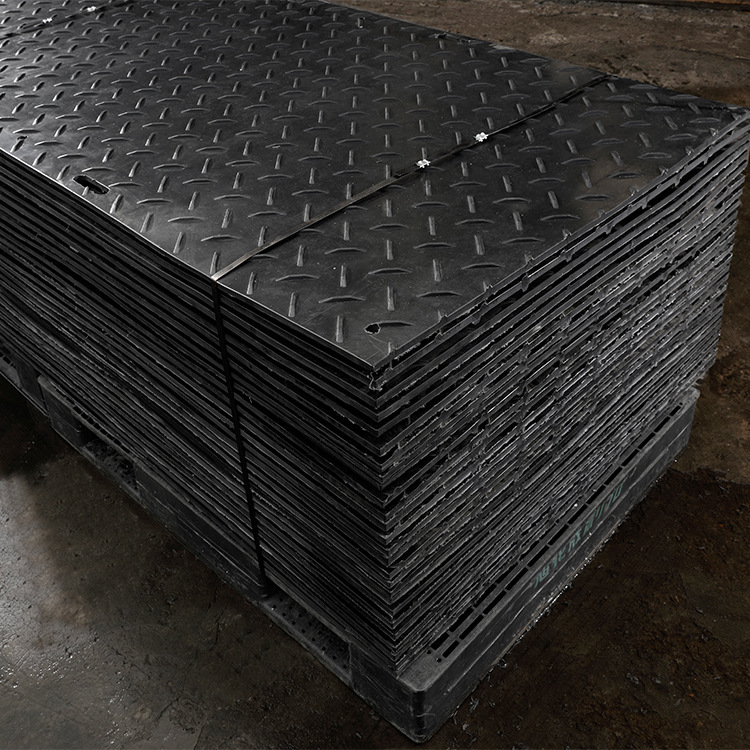 厂家直销 防滑铺路板 聚乙烯耐磨路垫 施工现场用塑料垫板 新兴