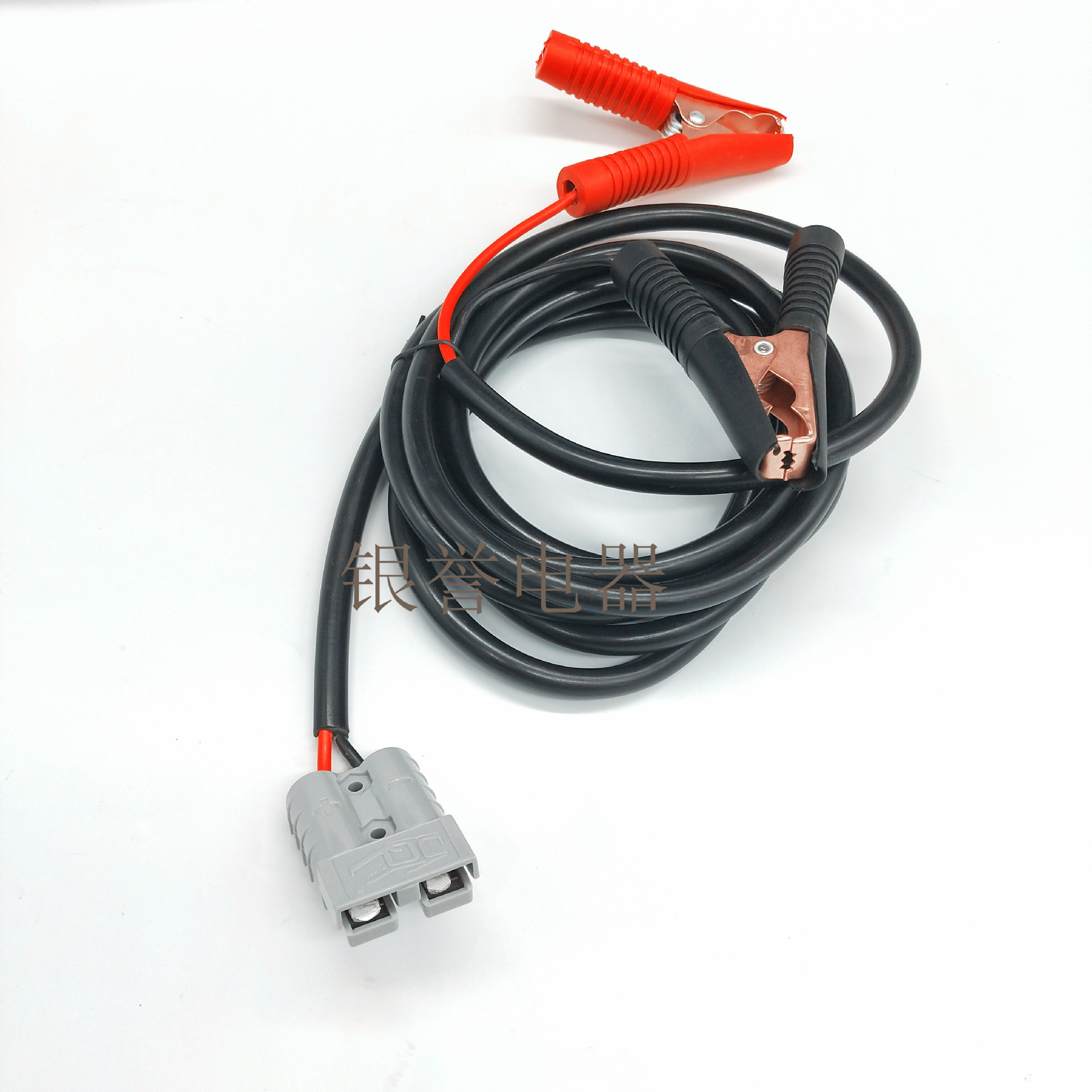 24v20a汽车蓄电池充电机摩托车电瓶线智能充电机安德森夹子线