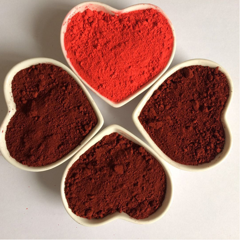厂家供应氧化铁红彩地砖砖用铁红颜料可提供氧化铁红颜料样品