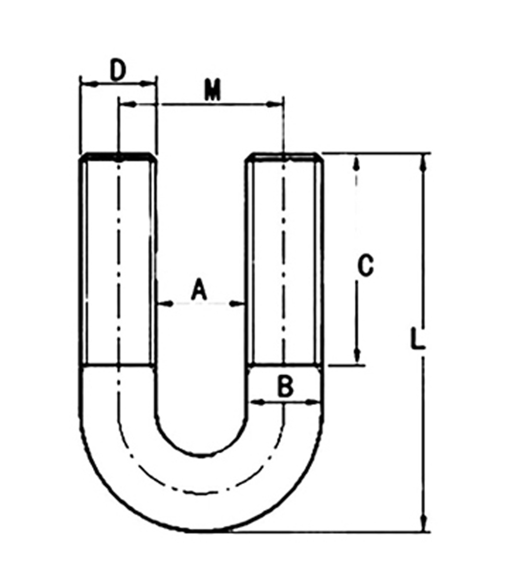 紧固件厂家生产u型螺栓镀锌u型丝 订制u型管卡