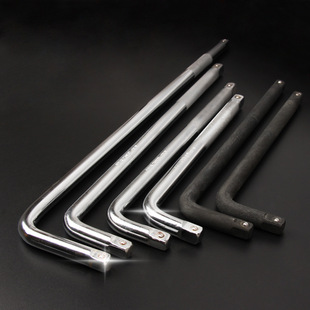 大飞1/2铬钒钢重型套筒弯杆 汽车扳手套筒弯杆 1 2 l型套筒弯杆