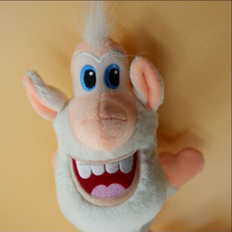 小白猪毛绒玩具 热爱俄罗斯手游周边布巴boobacastle斑驳城堡公仔