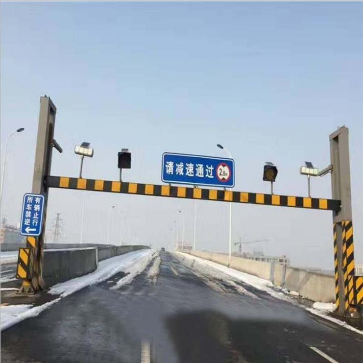 济南凯诺特厂家直销液压升降限高杆限高架可调节升降限高杆