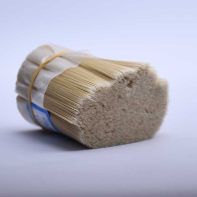 厂家直销制刷材料磨尖丝 优质仿猪鬃空心实心单双头磨尖丝批发