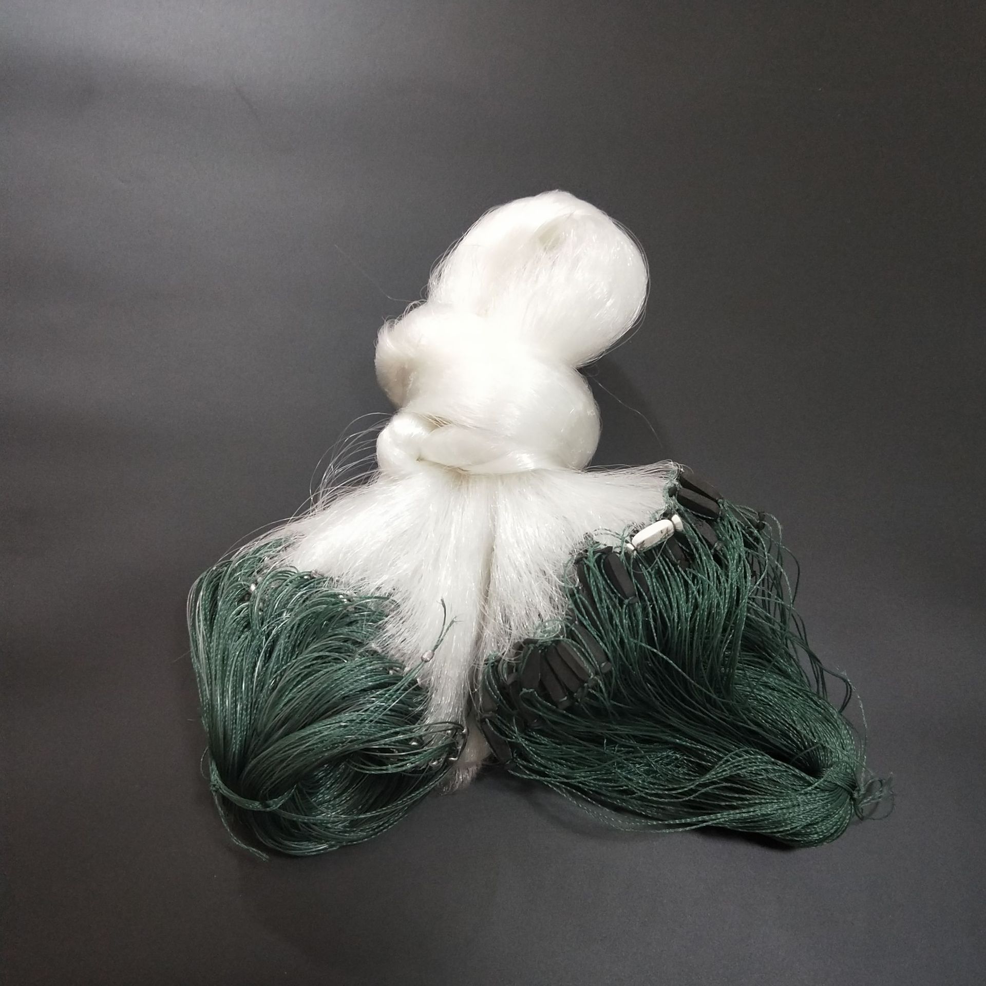 5米高三层渔网 多规格2指3指白丝网粘网挂网 渔护渔具渔网